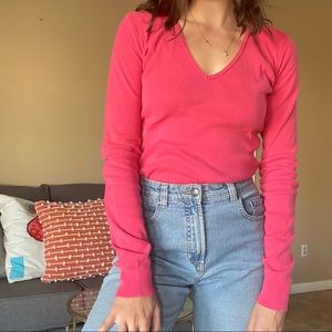 Hot pink sweater
